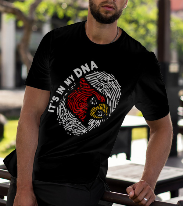Louisville Cardinals It’s In My DNA Fingerprint T-Shirt