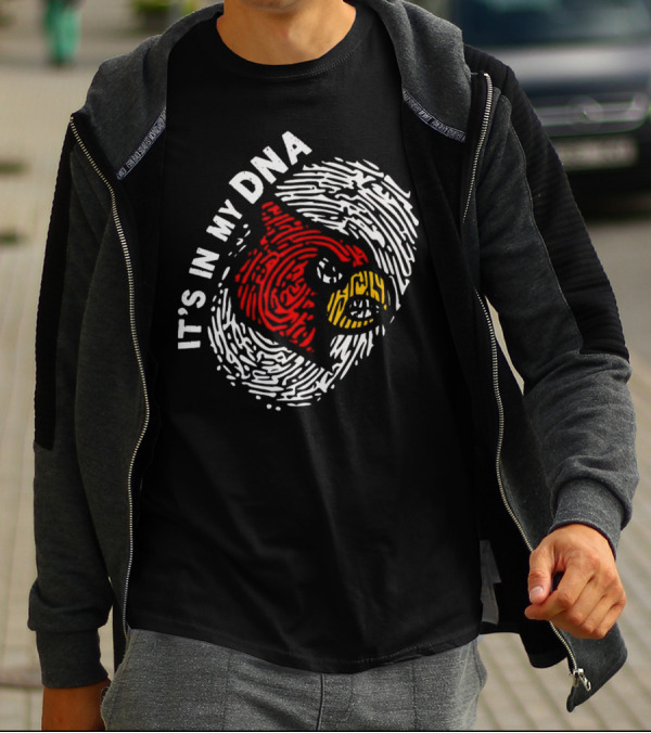 Louisville Cardinals It’s In My DNA Fingerprint T-Shirt