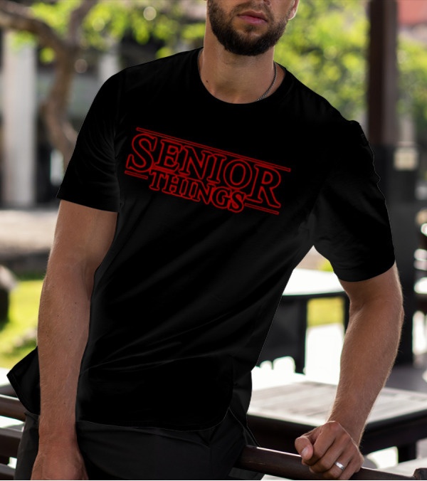 Senior Things Stranger Things Mashup T-Shirt