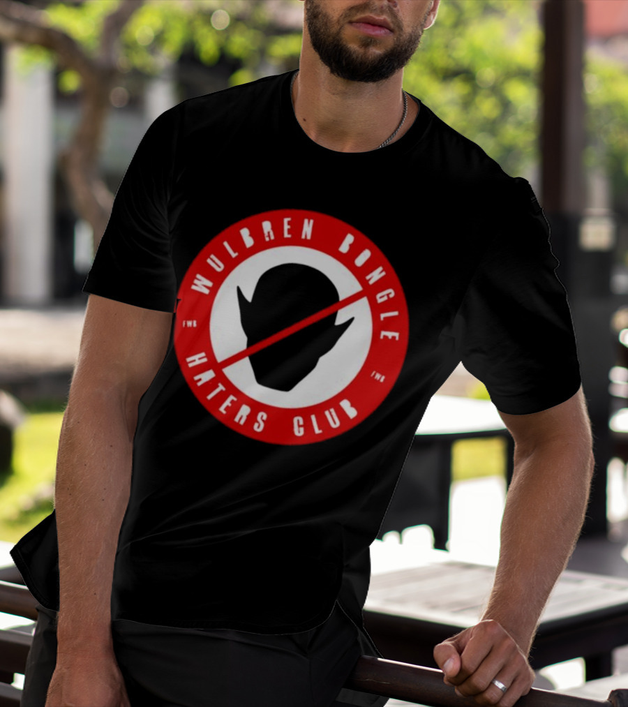 Wulbren Bongle Haters Club Red Circle T-Shirt