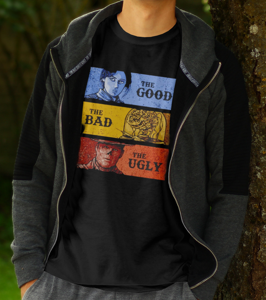 Fallout The Good The Bad The Ugly Character Carousel T-Shirt