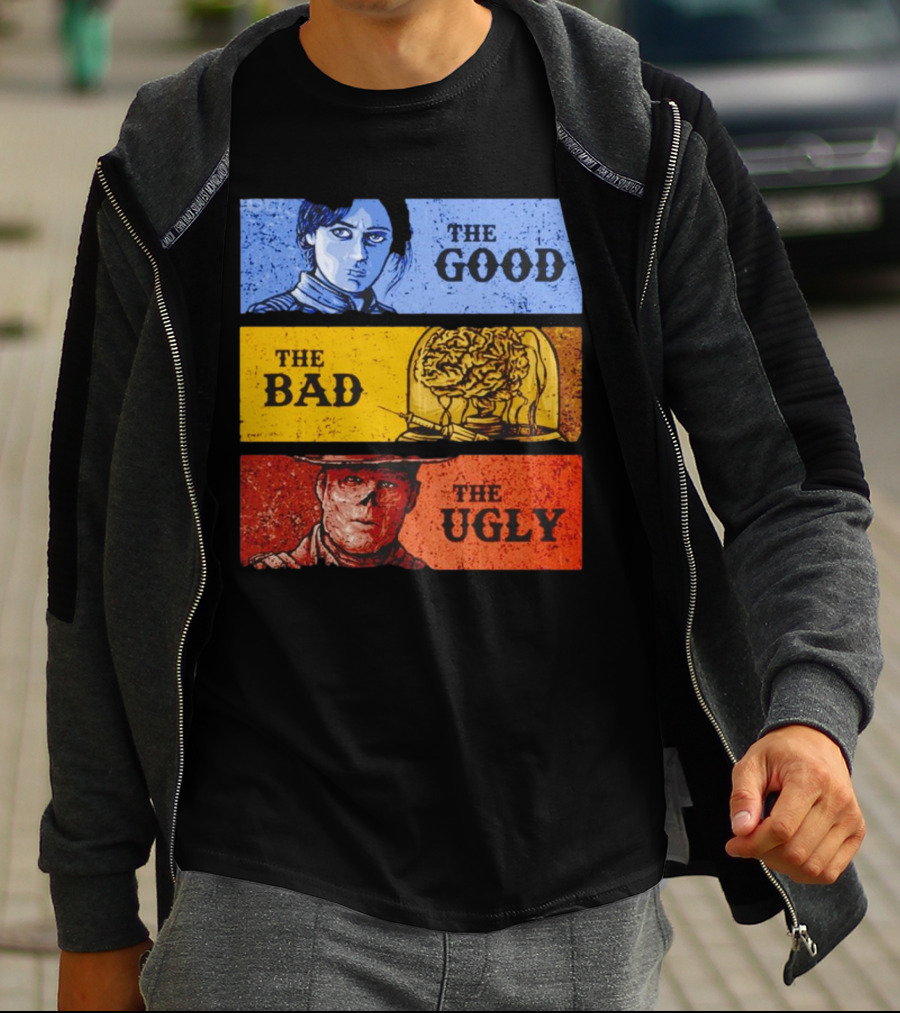 Fallout The Good The Bad The Ugly Character Carousel T-Shirt