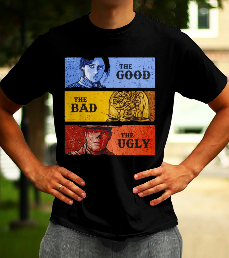Fallout The Good The Bad The Ugly Character Carousel T-Shirt