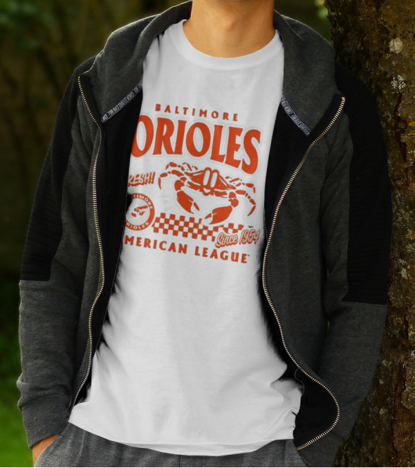 Baltimore Orioles Fresh Crab Since 1954 American League Baseball Retro Team T-Shirt