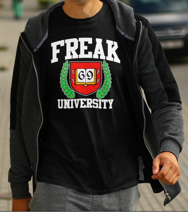 Freak University 69 Crest Emblem T-Shirt