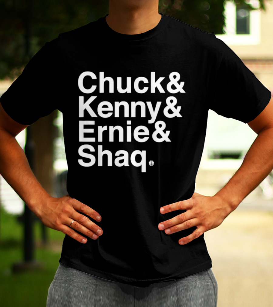 Chuck And Kenny And Ernie And Shaq NBA Legends Panel Names T-Shirt