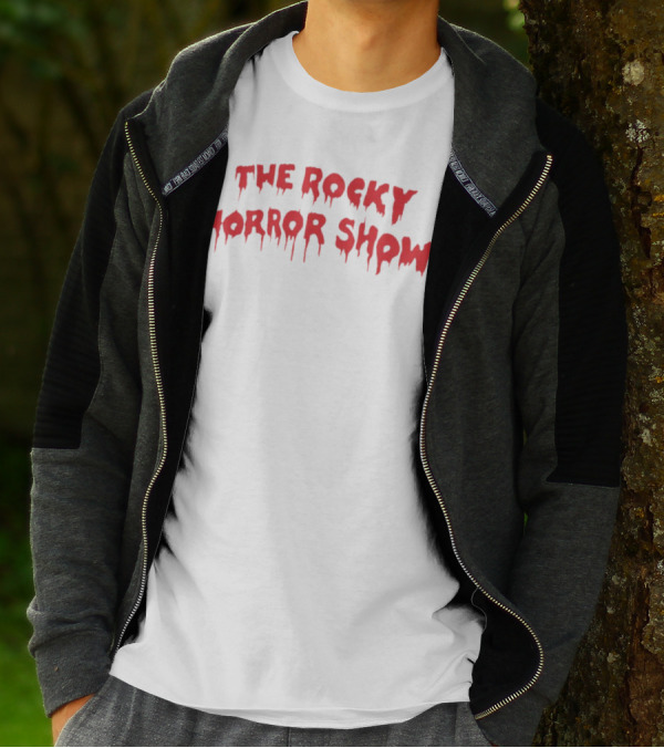 The Rocky Horror Show Dripping Red Horror Font T-Shirt