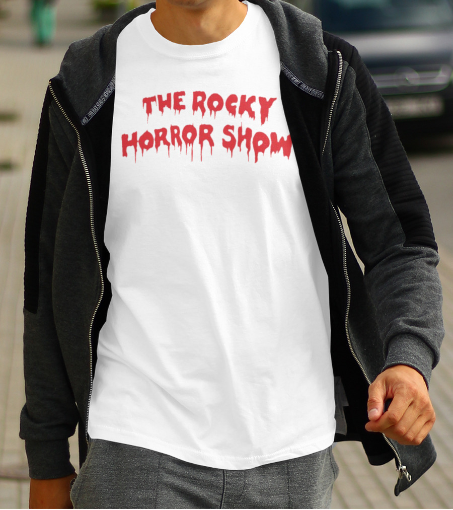 The Rocky Horror Show Dripping Red Horror Font T-Shirt