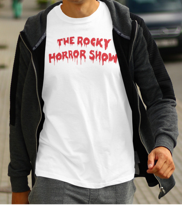 The Rocky Horror Show Dripping Red Horror Font T-Shirt