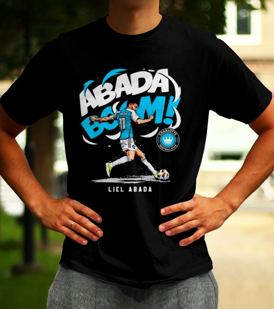 Liel Abada Charlotte Football Club Abada Boom Soccer Action T-Shirt