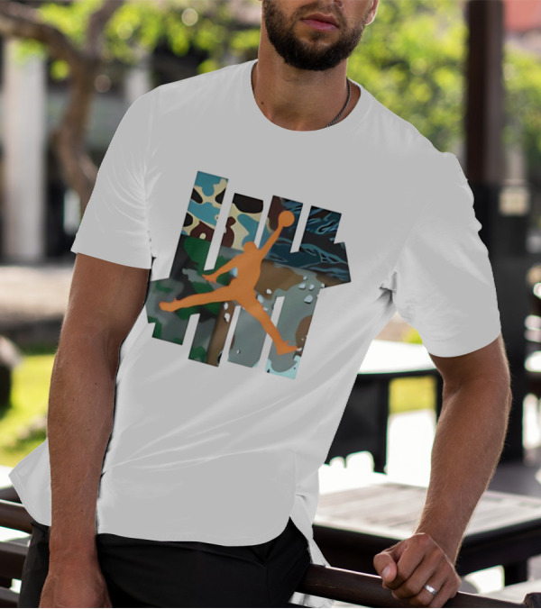 Luka Doncic Jordan X Undefeated Camo Jumpman Be More Prepared Than Anyone Else T-Shirt