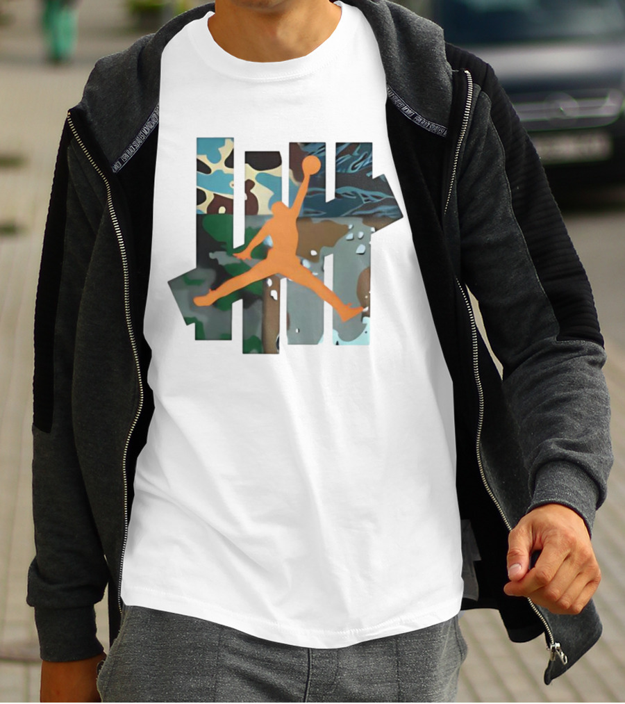 Luka Doncic Jordan X Undefeated Camo Jumpman Be More Prepared Than Anyone Else T-Shirt