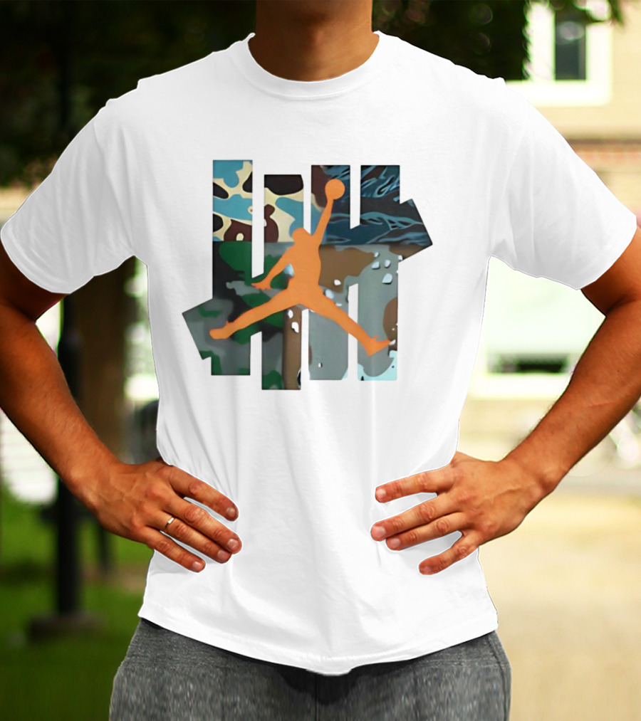 Luka Doncic Jordan X Undefeated Camo Jumpman Be More Prepared Than Anyone Else T-Shirt
