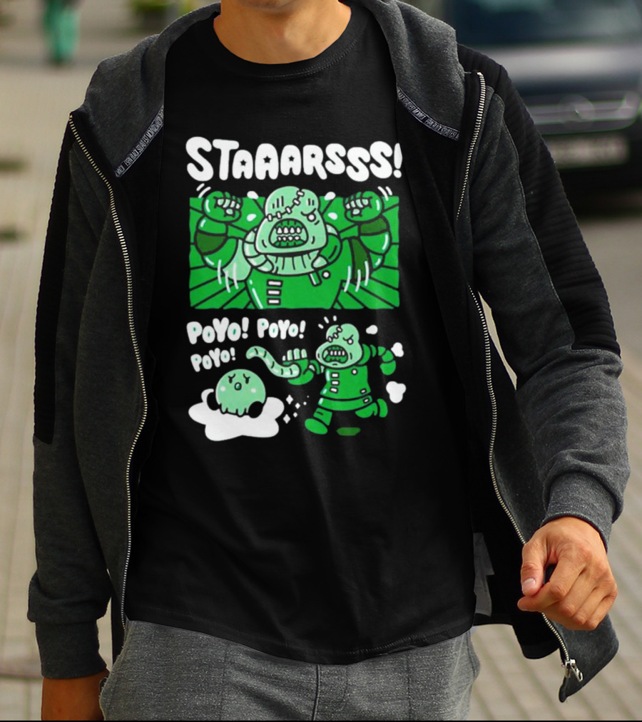 STAAARSSS Poyo Poyo Poyo Alien Creature Encounter T-Shirt