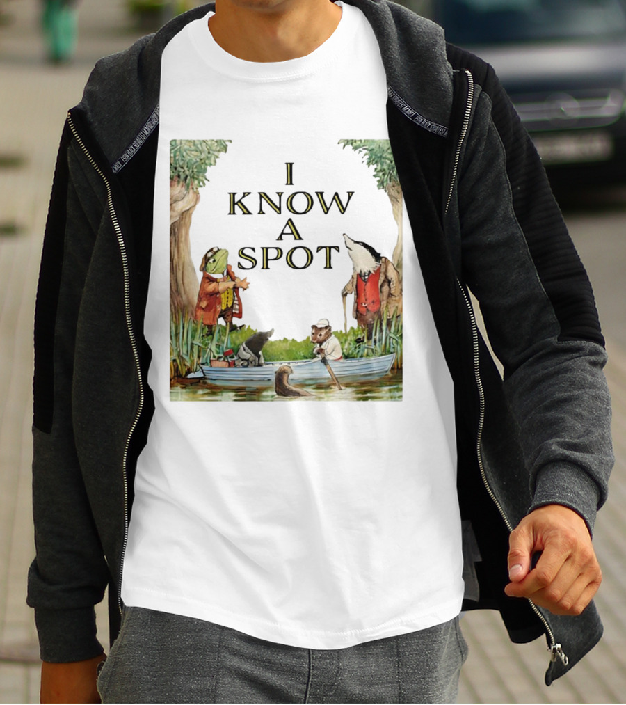 I Know A Spot Animals By The River With Friends T-Shirt