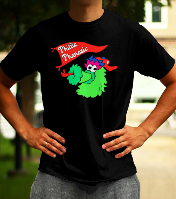 Phillie Phanatic Philadelphia Phillies Mascot Banner T-Shirt