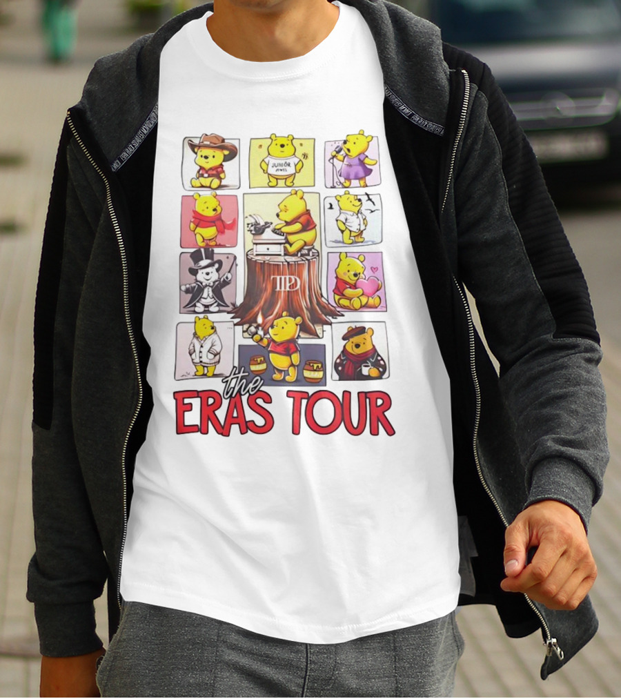 Winnie The Pooh In Diverse Costumes The Eras Tour T-Shirt