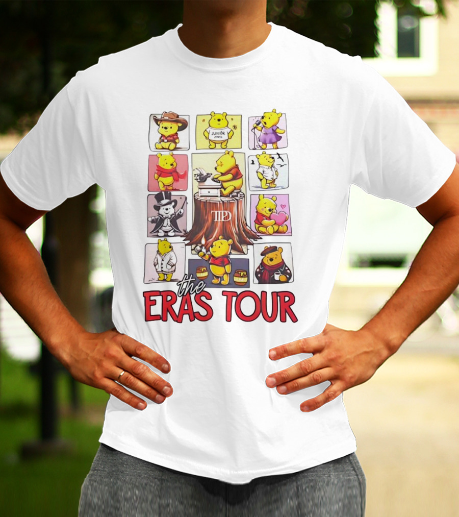 Winnie The Pooh In Diverse Costumes The Eras Tour T-Shirt