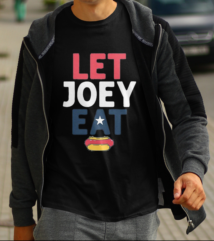 LET JOEY EAT Star Hotdog T-Shirt