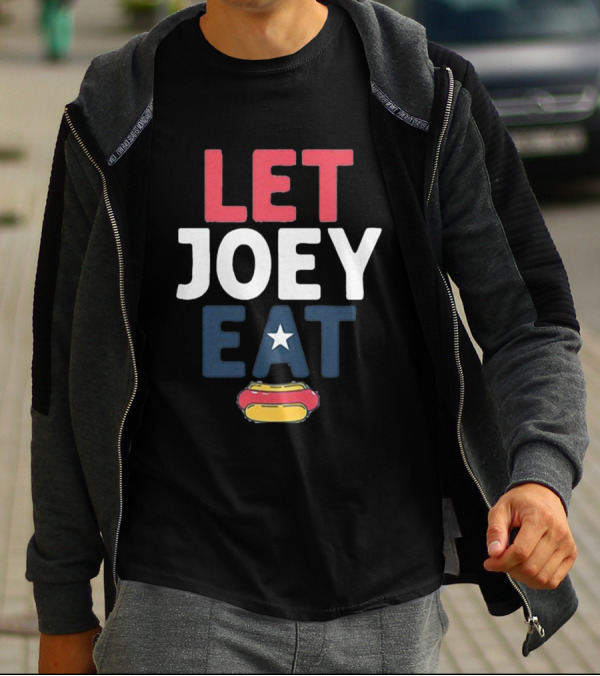 LET JOEY EAT Star Hotdog T-Shirt