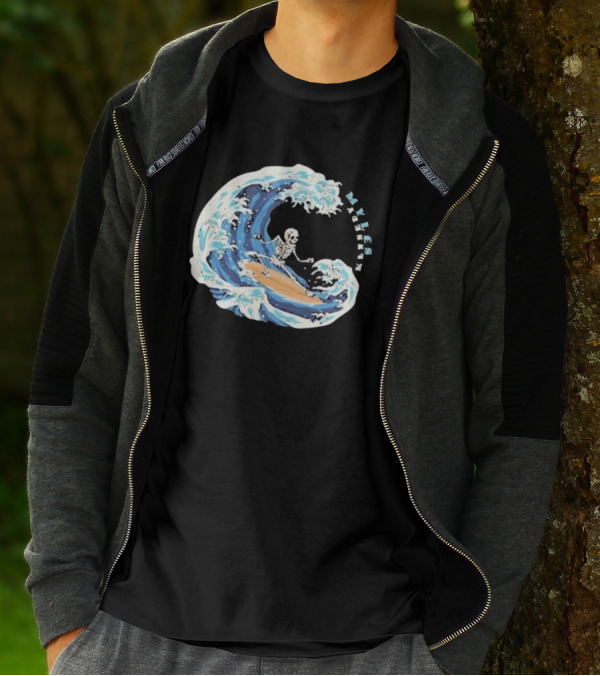 Myles Kennedy Skeleton Surf Wake T-Shirt