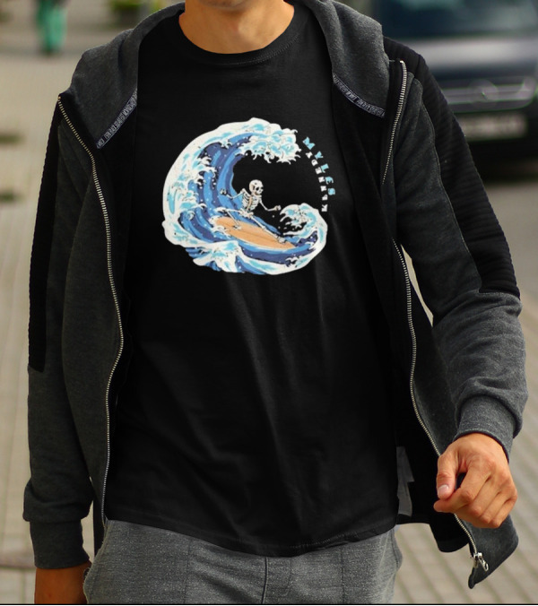 Myles Kennedy Skeleton Surf Wake T-Shirt