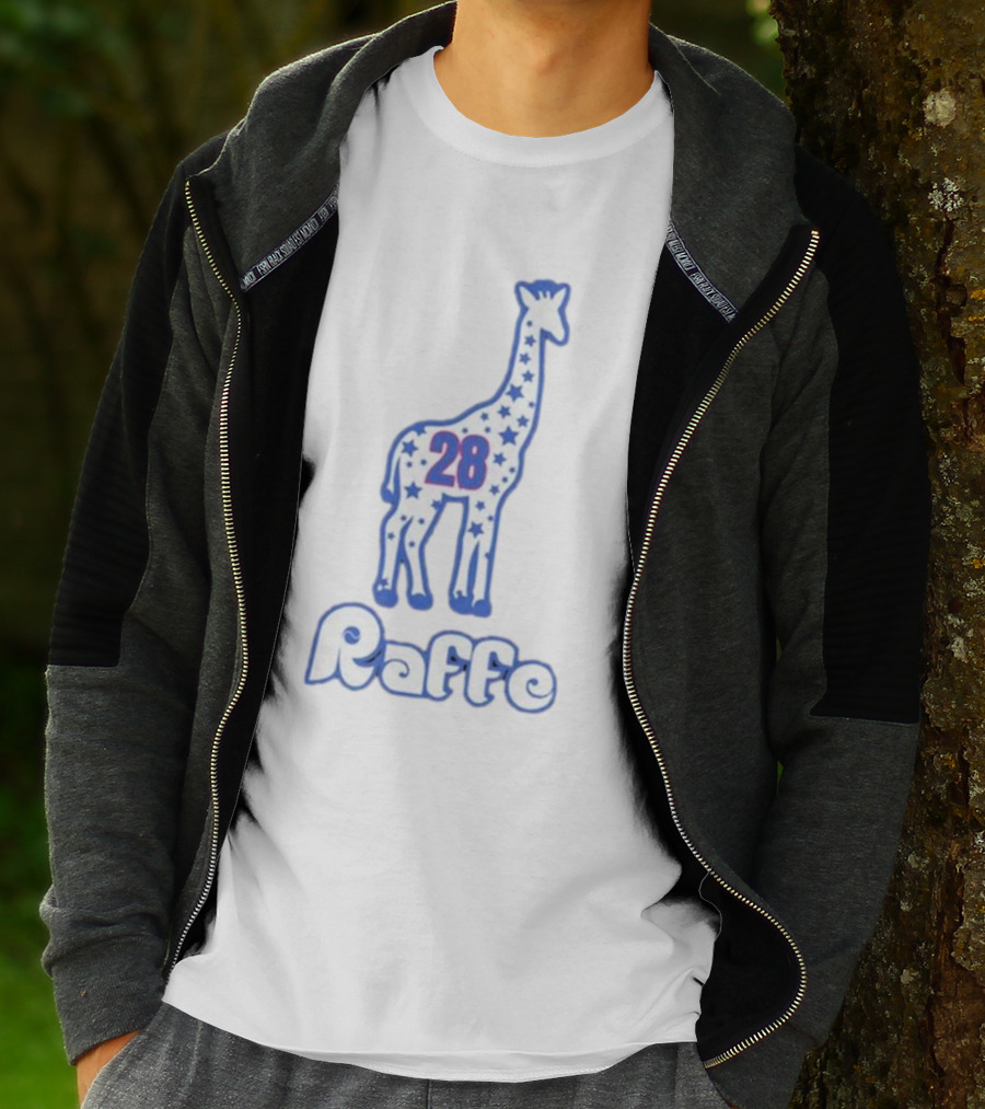 Raffe 28 Phillygoat Giraffe Stars T-Shirt