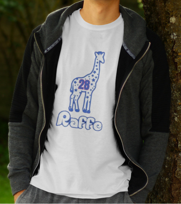 Raffe 28 Phillygoat Giraffe Stars T-Shirt
