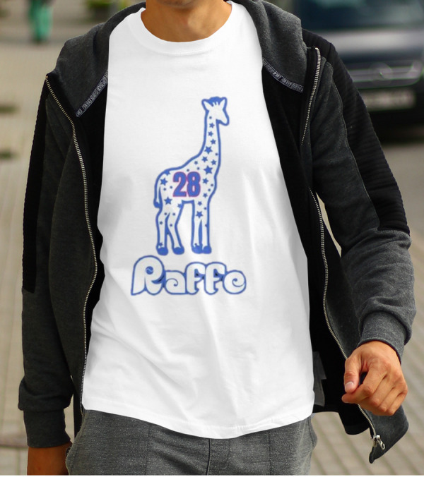 Raffe 28 Phillygoat Giraffe Stars T-Shirt