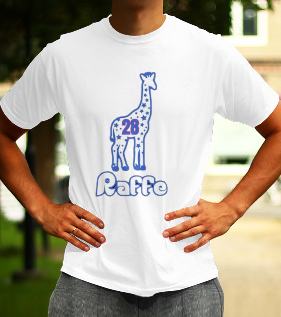 Raffe 28 Phillygoat Giraffe Stars T-Shirt