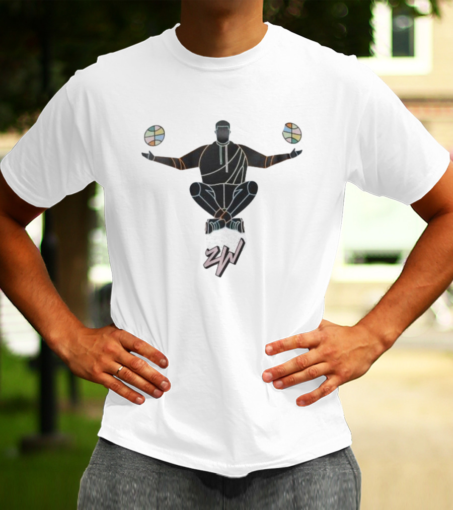 NEW Jordan Zion Meditation Basketball Icon ZW T-Shirt