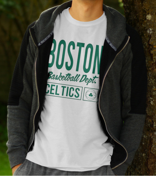 Boston Celtics Basketball Dept Celtics Shamrock T-Shirt