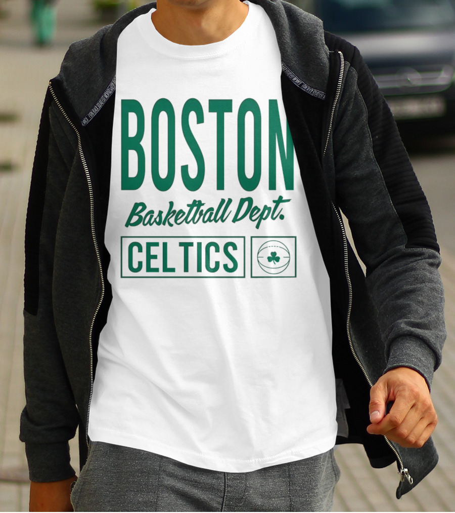 Boston Celtics Basketball Dept Celtics Shamrock T-Shirt