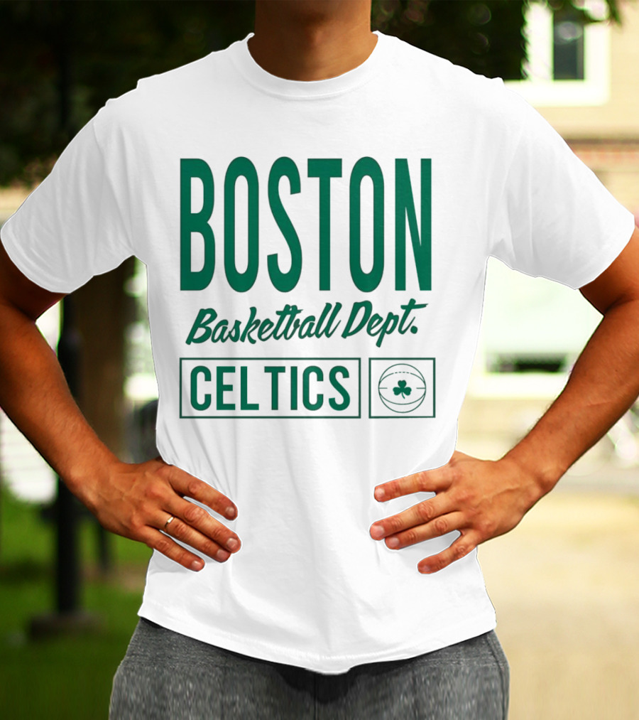 Boston Celtics Basketball Dept Celtics Shamrock T-Shirt