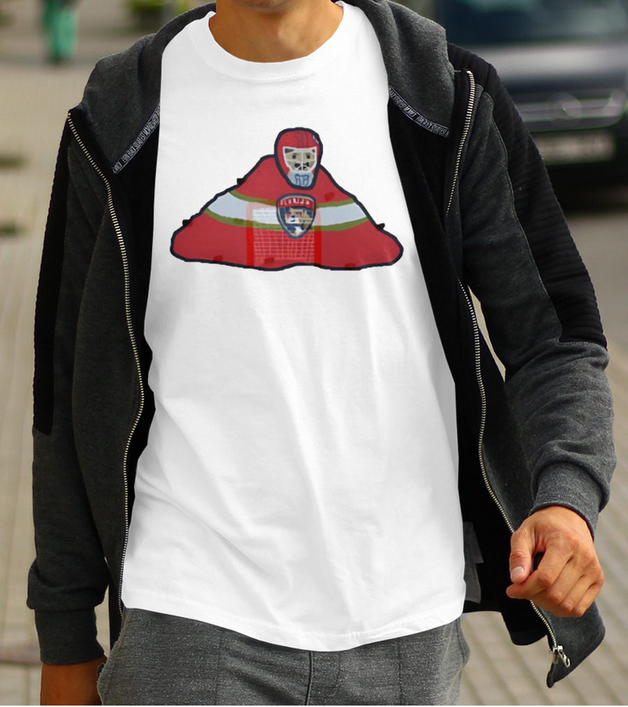 Florida Panthers Sergei Blob-Rovsky Hockey Goalie Net T-Shirt