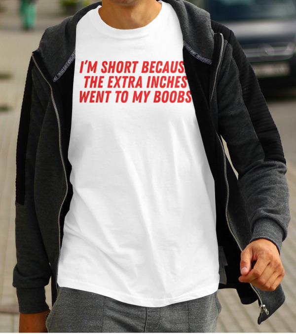 I'm Short Because The Extra Inches Went To My Boobs T-Shirt