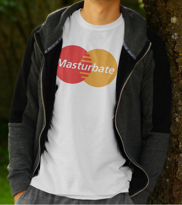 Masturbate Mastercard T-Shirt