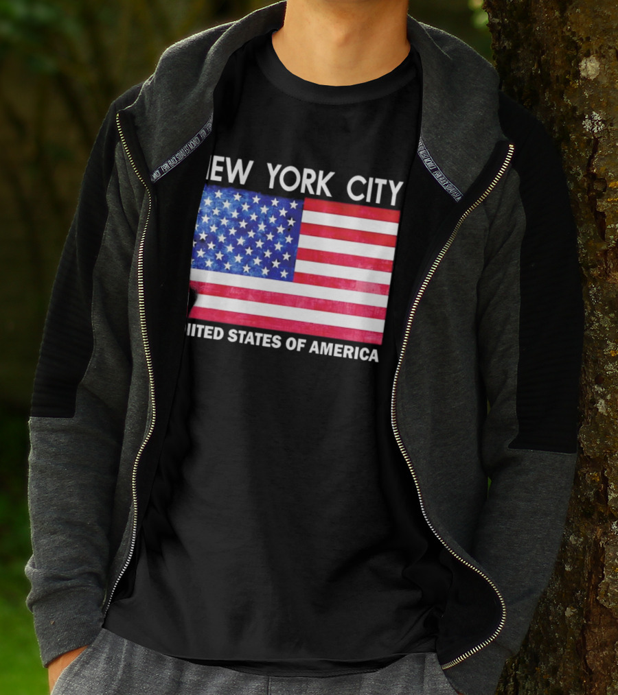 NEW YORK CITY UNITED STATES OF AMERICA FLAG T-Shirt