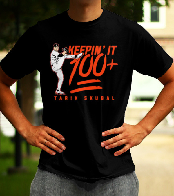 Tarik Skubal Keepin’ It 100+ Pitcher Pose T-Shirt