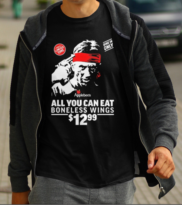 Applebee's All You Can Eat Boneless Wings Dine In Only For A Limited Time $12.99 T-Shirt