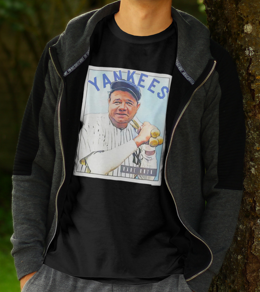 YANKEES Babe Ruth Baseball T-Shirt