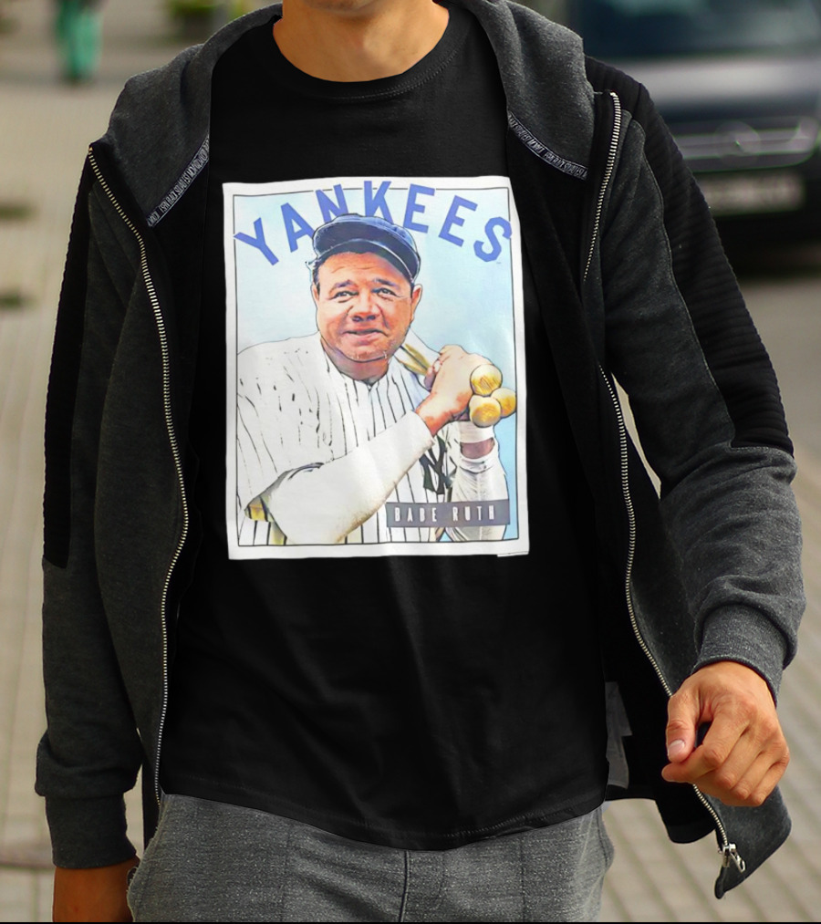 YANKEES Babe Ruth Baseball T-Shirt