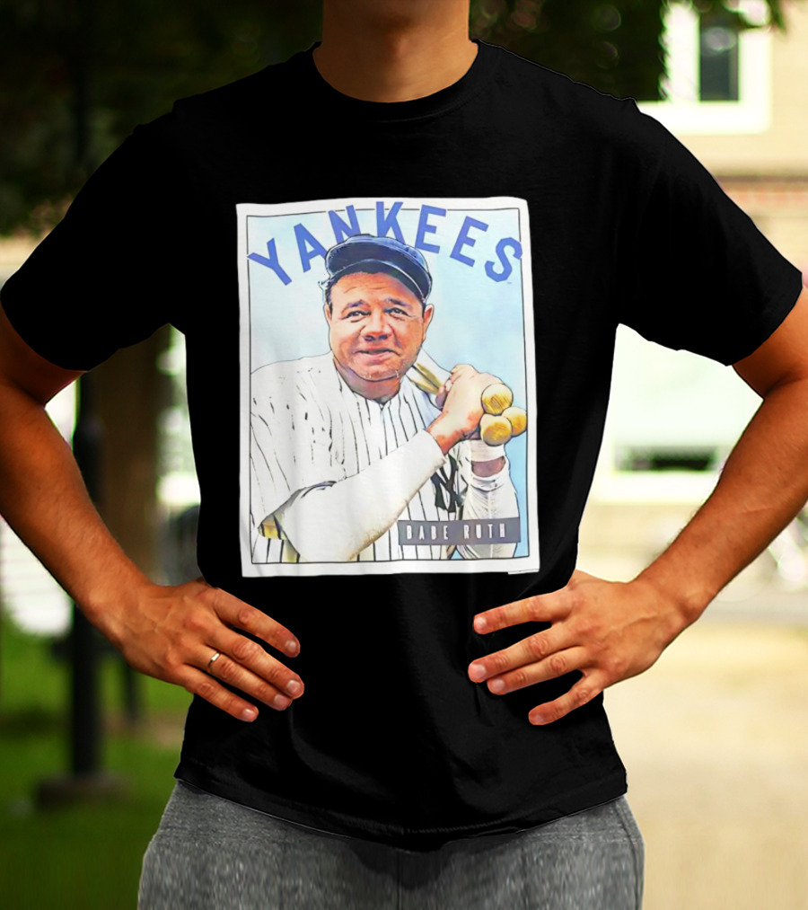 YANKEES Babe Ruth Baseball T-Shirt