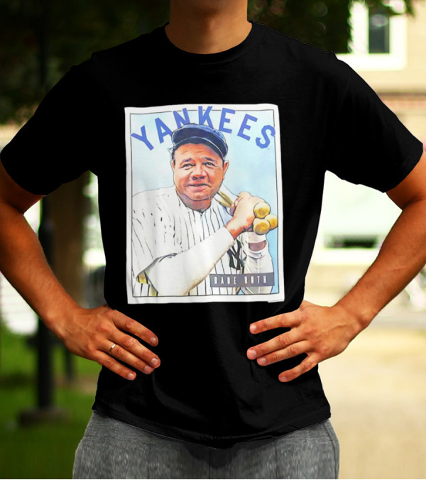 YANKEES Babe Ruth Baseball T-Shirt