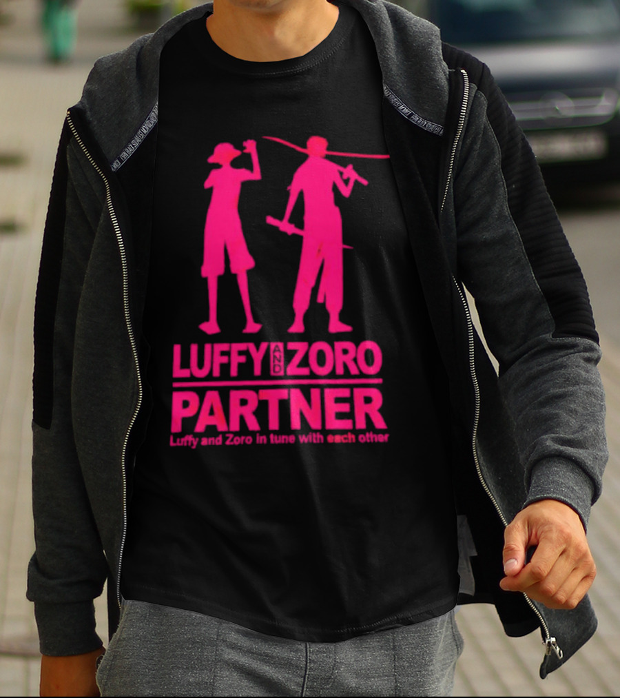 Luffy And Zoro Partner In Tune With Each Other T-Shirt