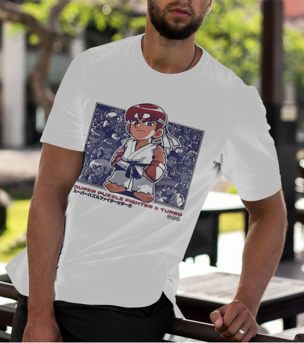 Super Puzzle Fighter II Turbo Character Lineup T-Shirt