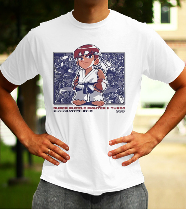 Super Puzzle Fighter II Turbo Character Lineup T-Shirt
