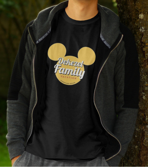Dekezel Family Disneyland Resort Vacation Mickey Mouse T-Shirt