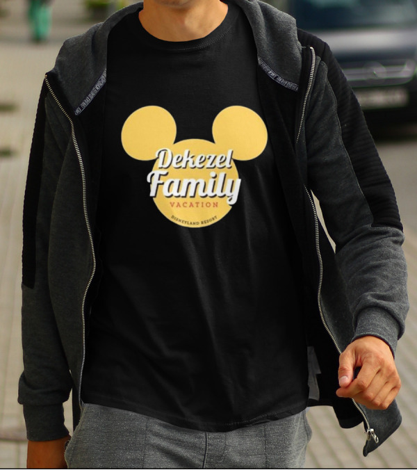 Dekezel Family Disneyland Resort Vacation Mickey Mouse T-Shirt