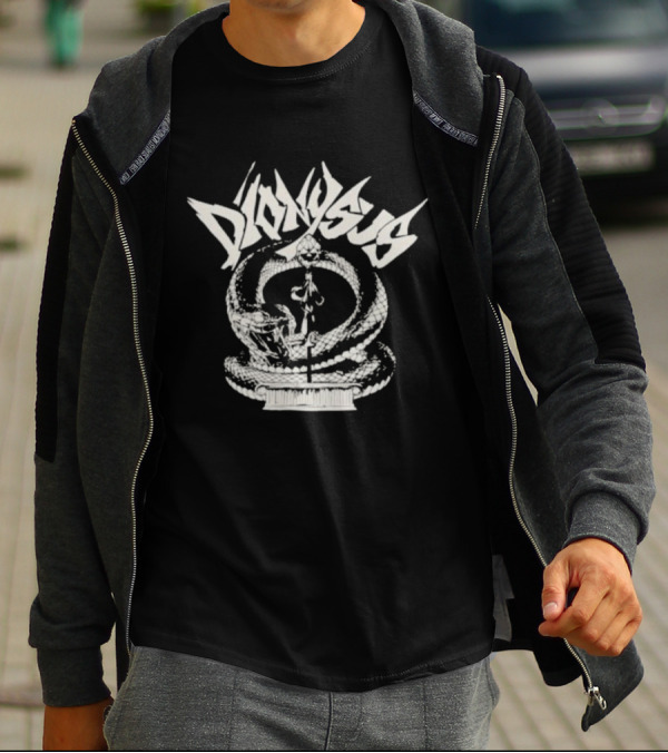 Kweeshop Dionysus Snake Icon Mythical T-Shirt
